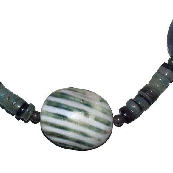 labradorite Heishi Beads, AAA Natural Labradorite Beads, 9MM  Natural Labradorite Heishi Necklace